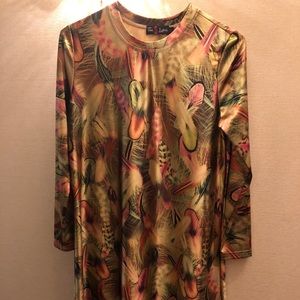 brand new aline colorful dress